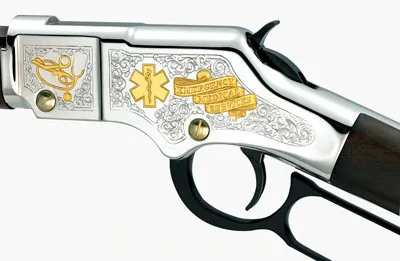 HENRY EMS TRIBUTE EDITION - 22S/L/LR 20" OCTAGON ENGRAVED - Image 3