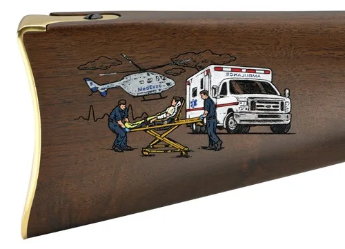 HENRY EMS TRIBUTE EDITION - 22S/L/LR 20" OCTAGON ENGRAVED - Image 2