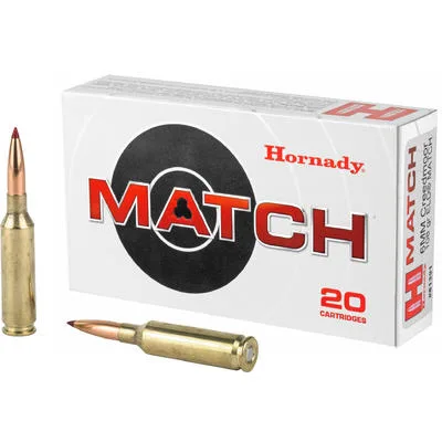 HORNADY MATCH 6MM CM 108G ELD 20RD BX 200RD CASE